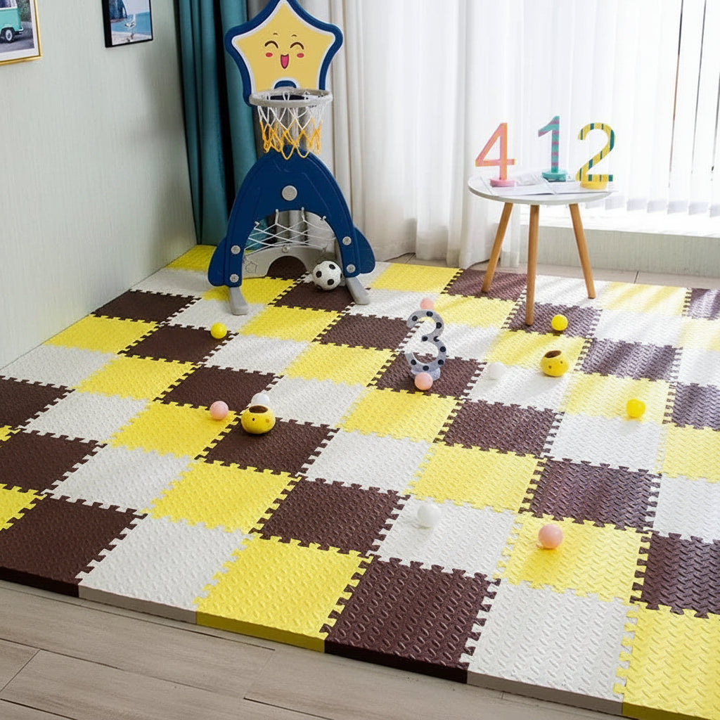 Tapis de Jeu Mousse Bébé – Éveil & Confort dès la Naissance